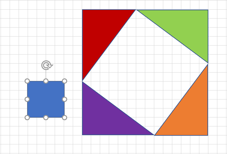 中学数学 直角三角形の三平方の定理とは ピタゴラス 平方根 の定理をexcelの図形で Curlpingの幸せblog
