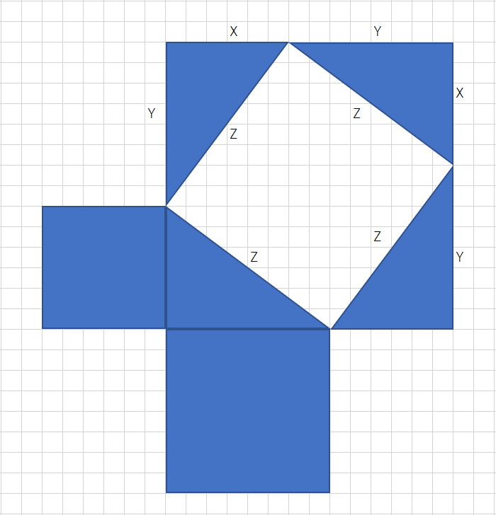 三平方の定理の図解-1